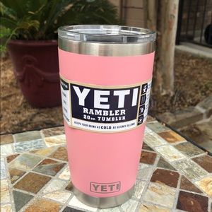 light pink yeti tumbler